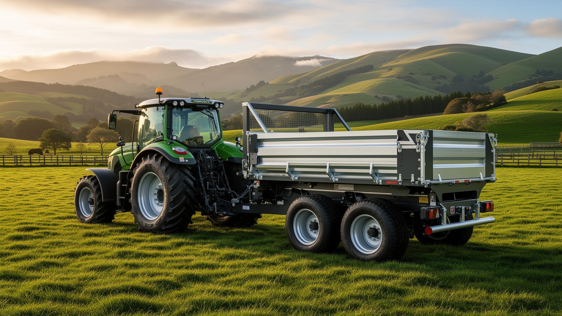 Northbound trailer on a Northland farm